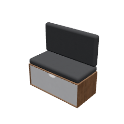 Bench with Front Drawer