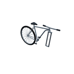 Bicycle (No Front Wheel, Folded)
