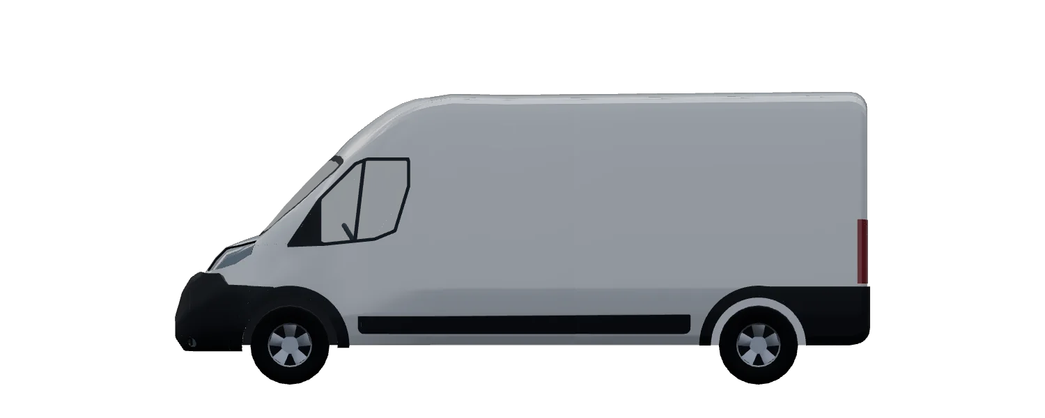 Side profile of the Fiat Ducato L3H2