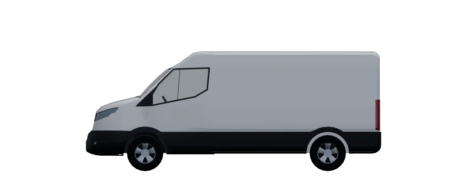 Side elevation of a Iveco Daily L2H1