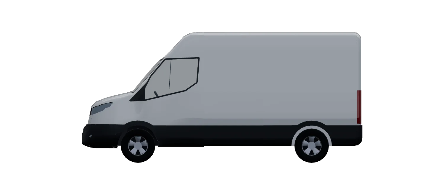 Side elevation of a Iveco Daily L2H2