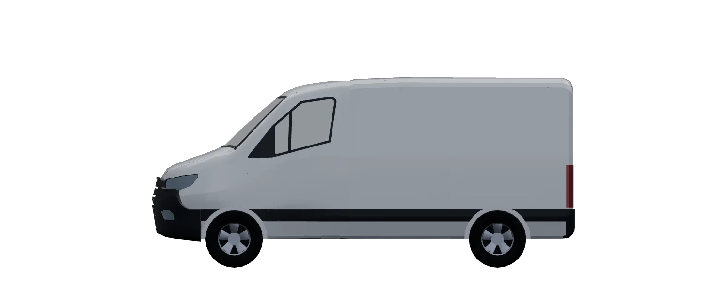 Side profile of Mercedes-Benz Sprinter L1H1