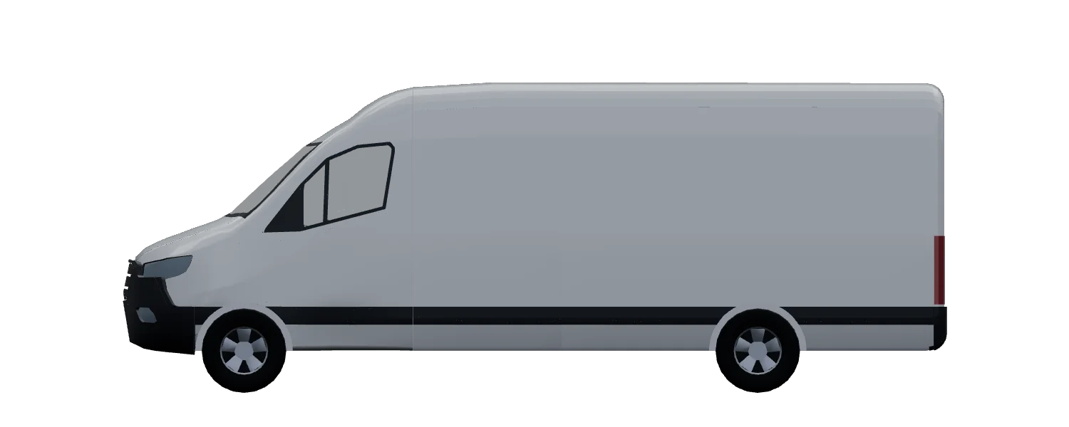 Side profile of Mercedes-Benz Sprinter L3H2