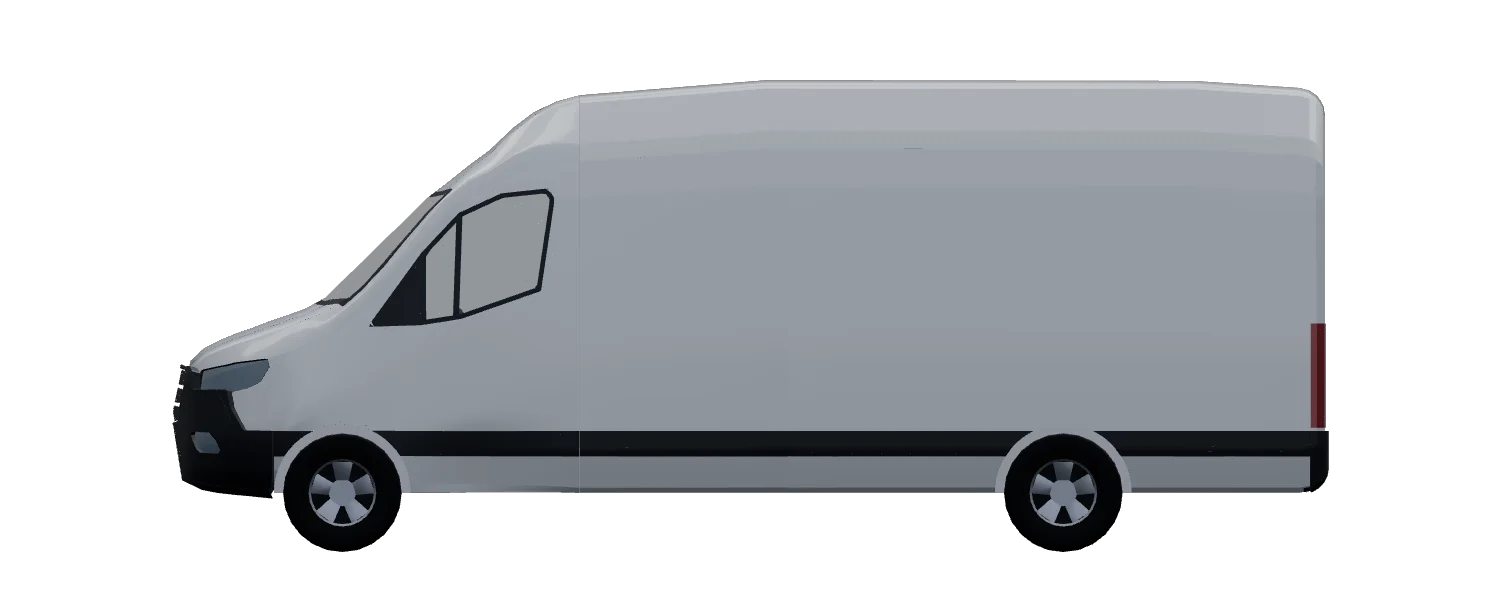 Side profile of Mercedes-Benz Sprinter L3H3