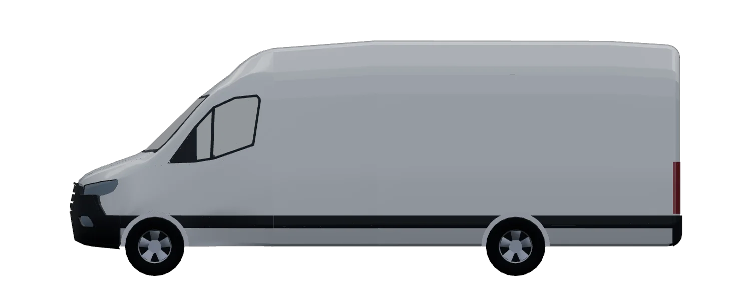 Side profile of Mercedes-Benz Sprinter L4H3