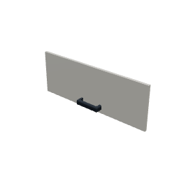 Overhead Cabinet Door With Handle