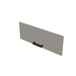 Overhead Cabinet Door With Handle