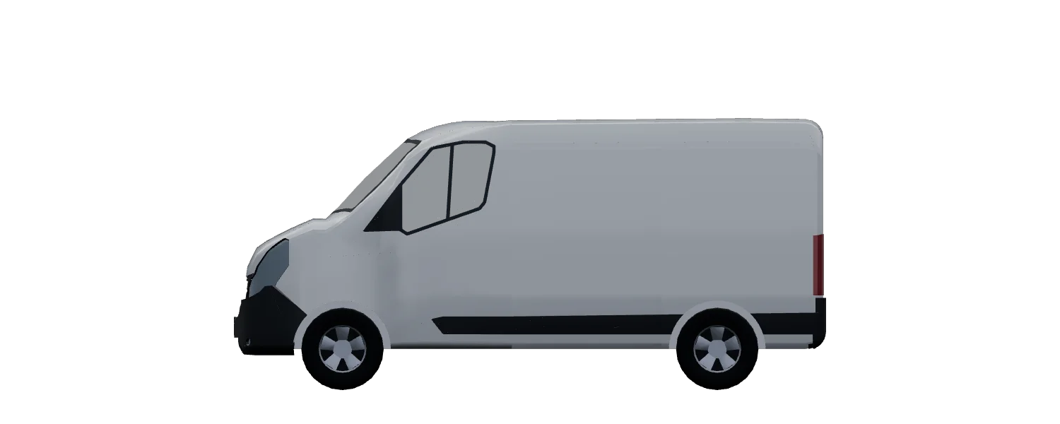 Side profile of Nissan Interstar / Nissan NV400 / Opel Movano (pre-2021) / Renault Master / Vauxhall Movano (pre-2021) L1H1
