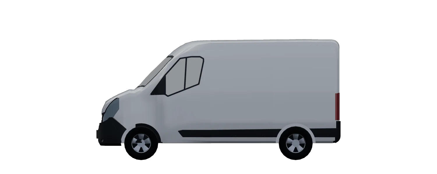 Side elevation of a Renault Master L1H2 FWD