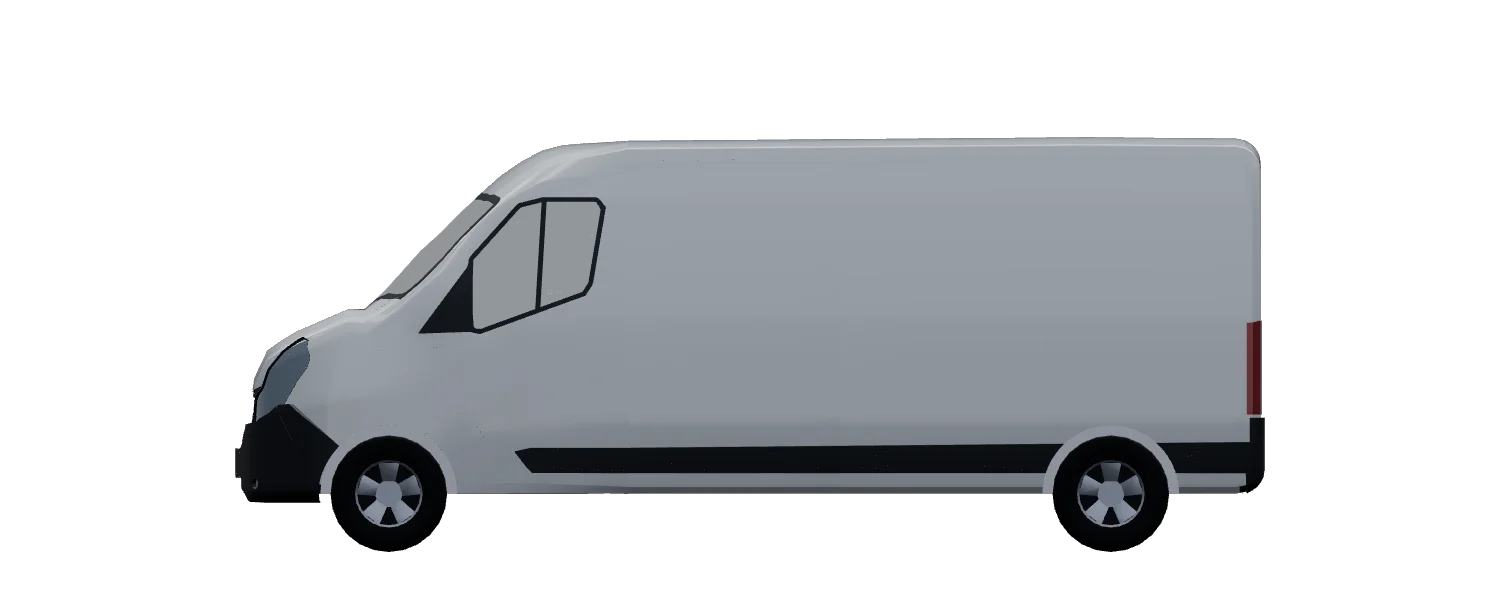 Side profile of the Renault Master L3H2 FWD