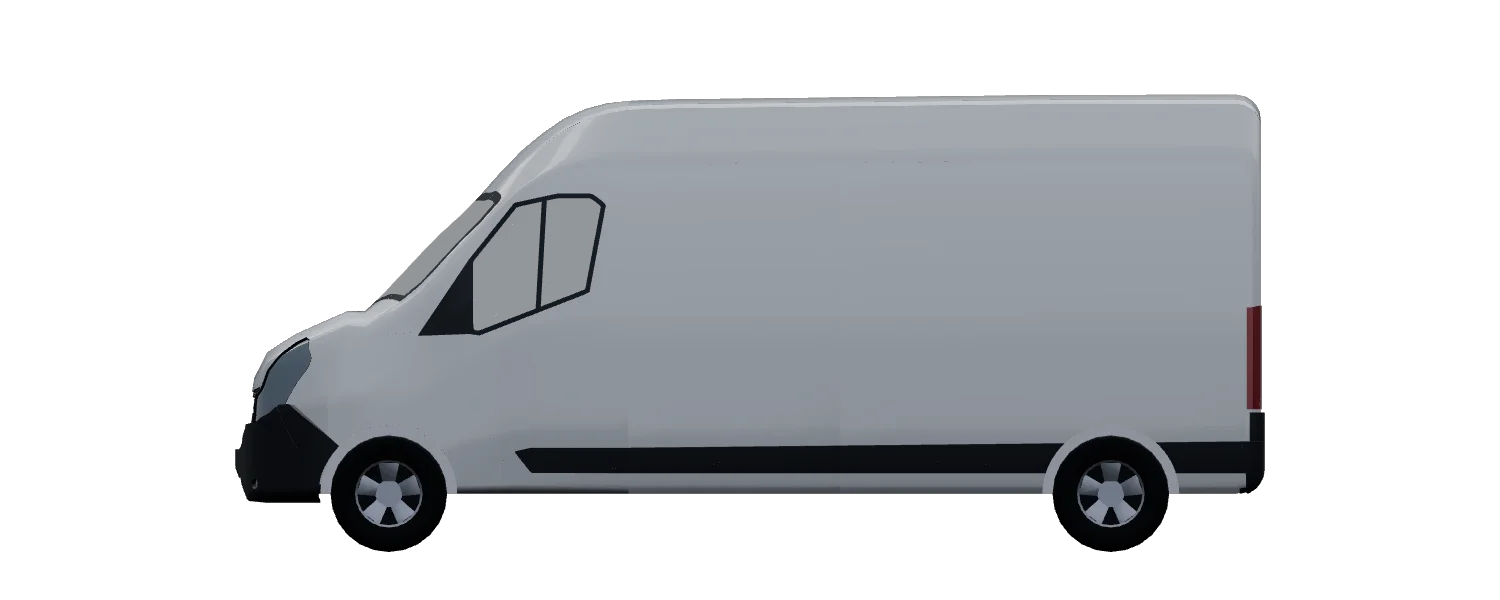 Side profile of Nissan Interstar / Nissan NV400 / Opel Movano (pre-2021) / Renault Master / Vauxhall Movano (pre-2021) L3H3