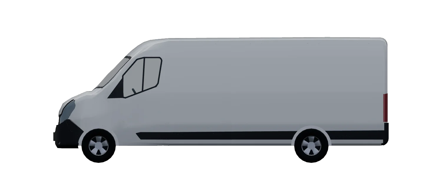 Side profile of Nissan Interstar / Nissan NV400 / Opel Movano (pre-2021) / Renault Master / Vauxhall Movano (pre-2021) L4H2