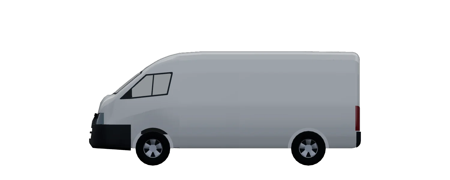 Side profile of Toyota HiAce LWB
