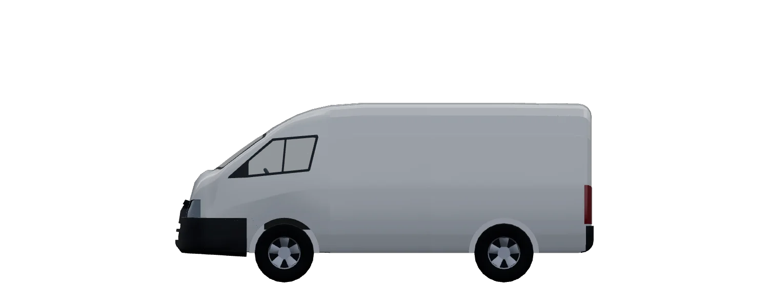 Side profile of Toyota HiAce SWB Wide