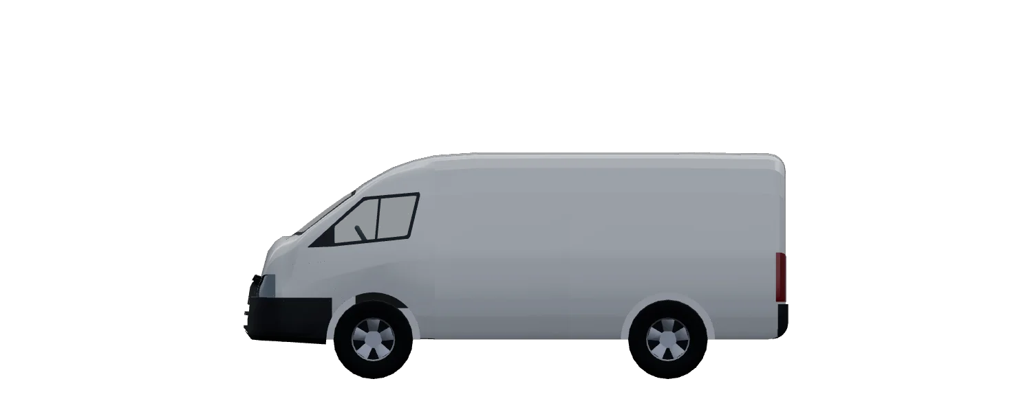 Side profile of Toyota HiAce SWB