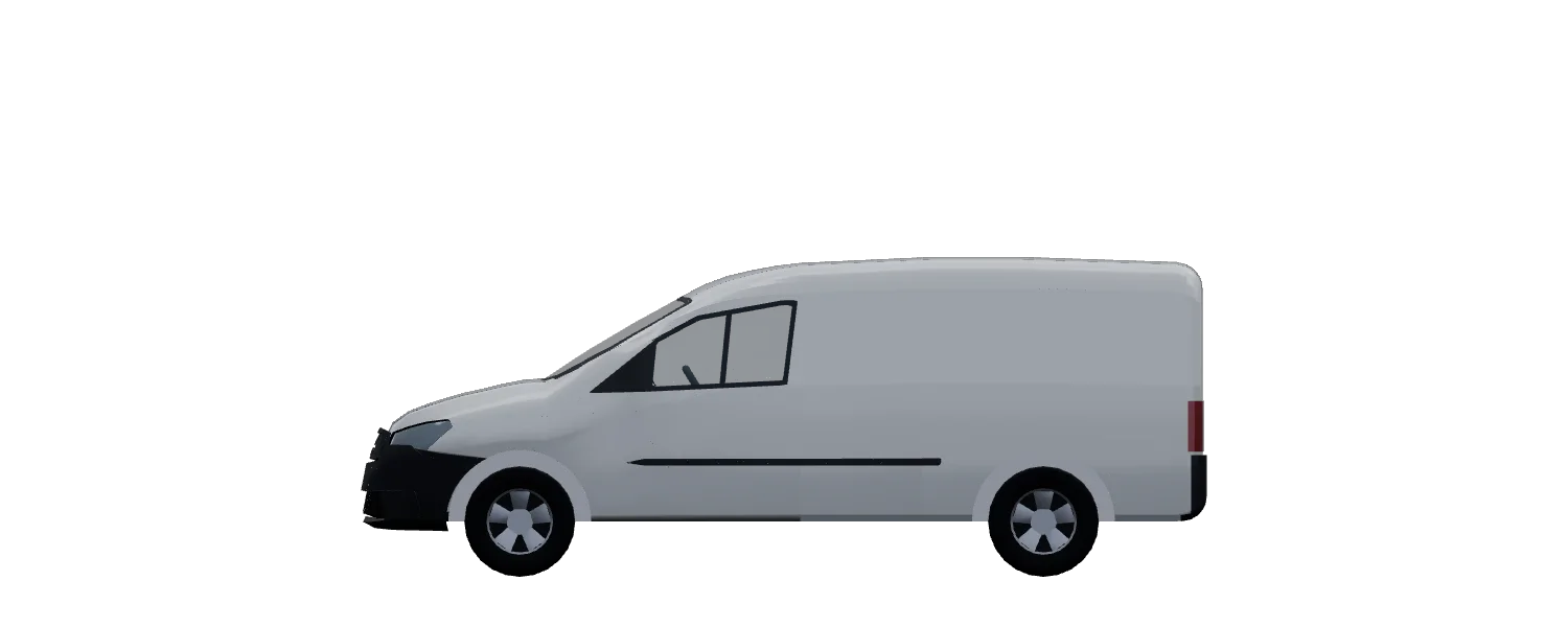 Side profile of Volkswagen Caddy (pre-2020) Maxi