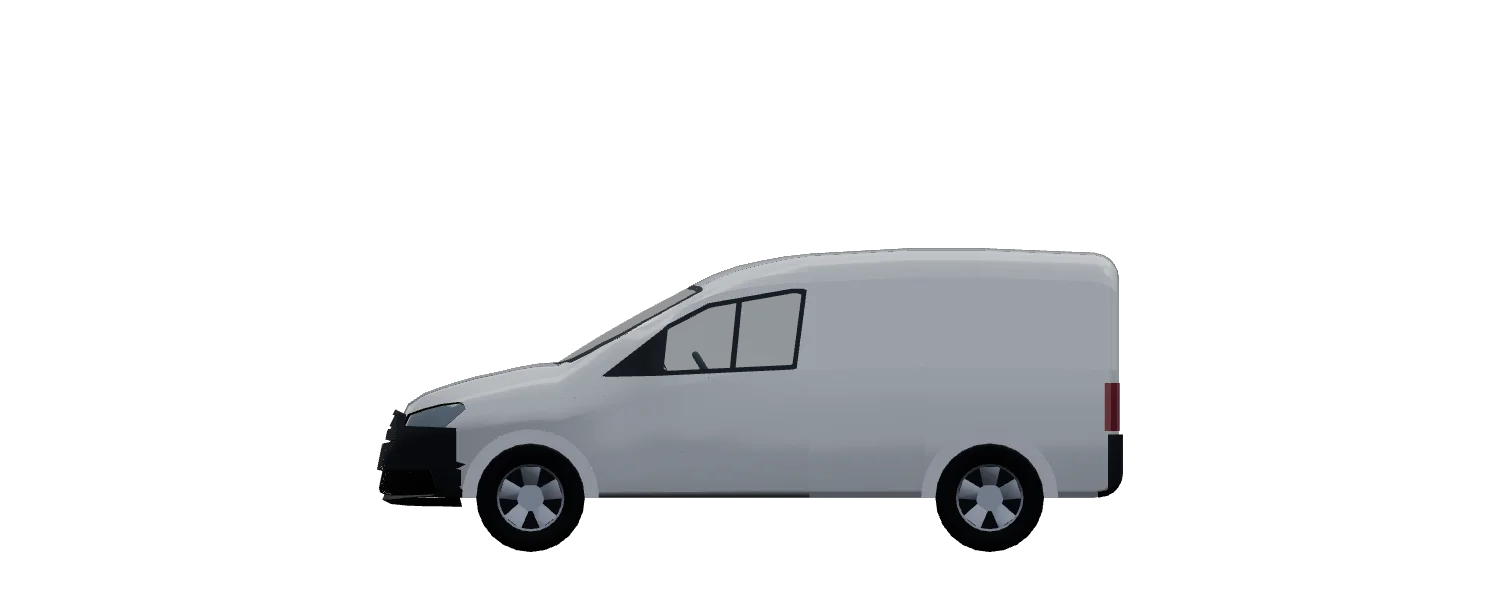 Side profile of Volkswagen Caddy Cargo (2020 on) SWB