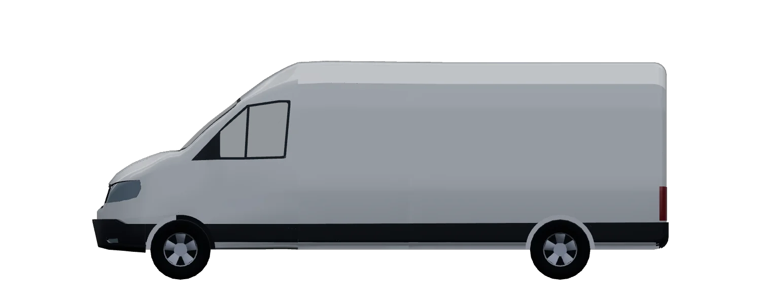 Side elevation of a Volkswagen Crafter L4H3 FWD