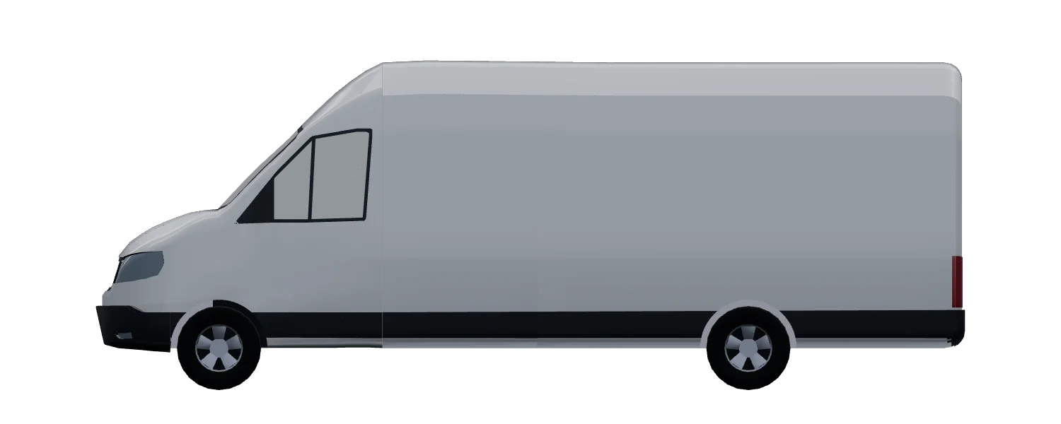 Side elevation of a Volkswagen Crafter L5H4 FWD