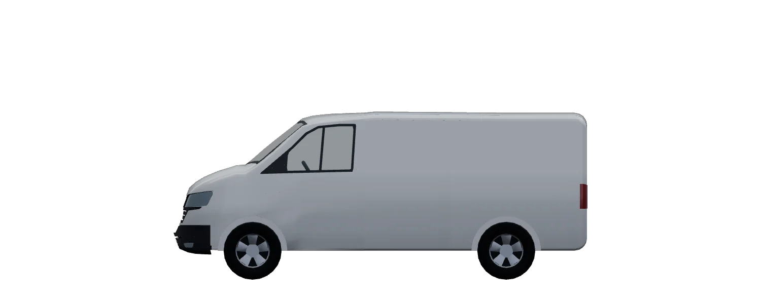 Side profile of Volkswagen Transporter (T6.1) L1H1